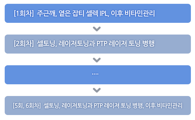 PTP 듀얼 토닝  내용과 FLOW
